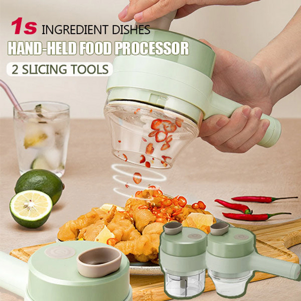 4 in 1 Electric Vegetable Chopper Cutter Slicer