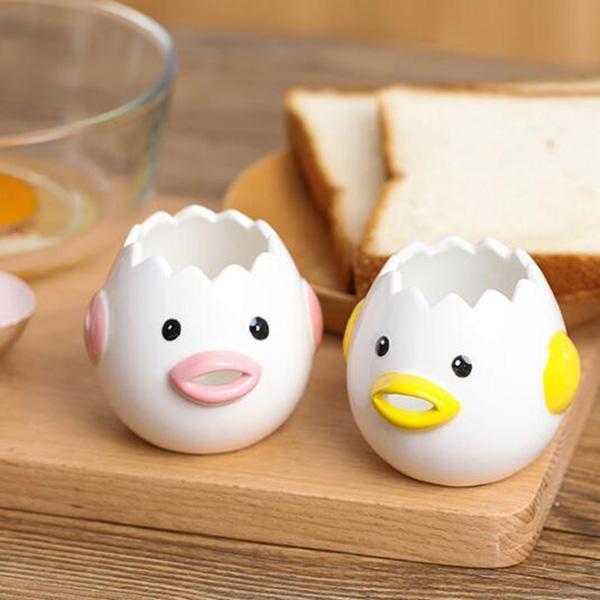 Cartoon Egg Yolk White Separator