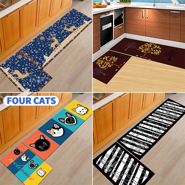 Kitchen Printed Non-Slip Carpet