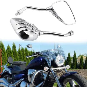 Pairs of Distinctive Skull Hand Rearview Side Mirror