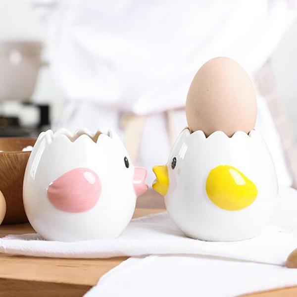 Cartoon Egg Yolk White Separator