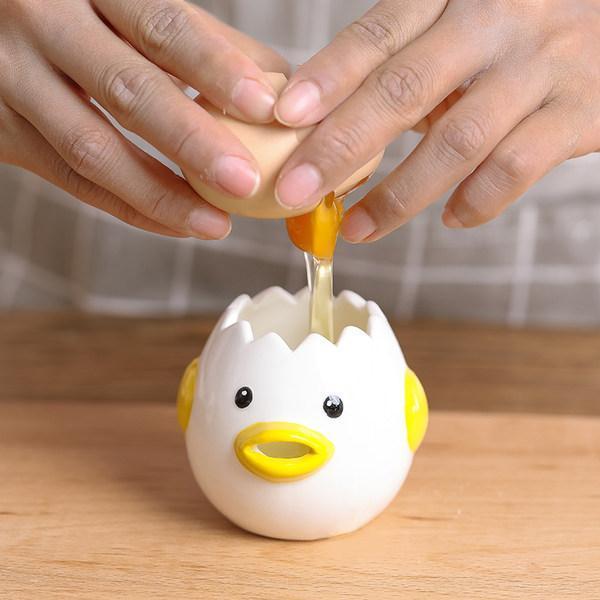 Cartoon Egg Yolk White Separator