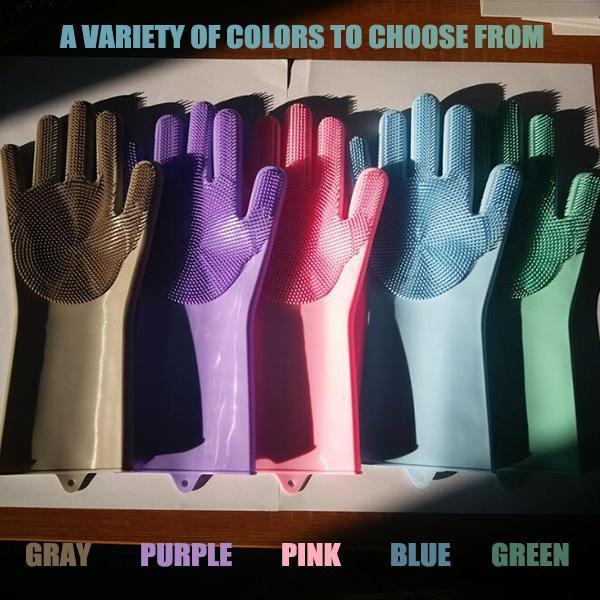 Silicone Cleaning Gloves