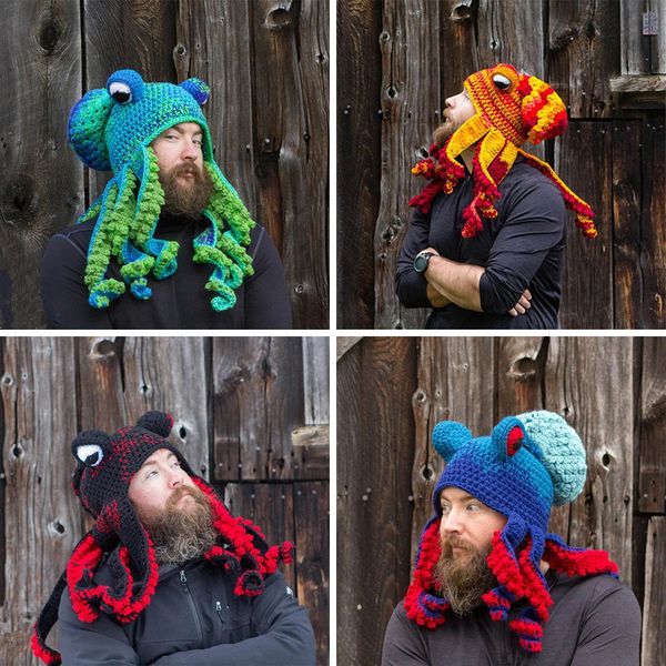 Hand-knitted Octopus Hat