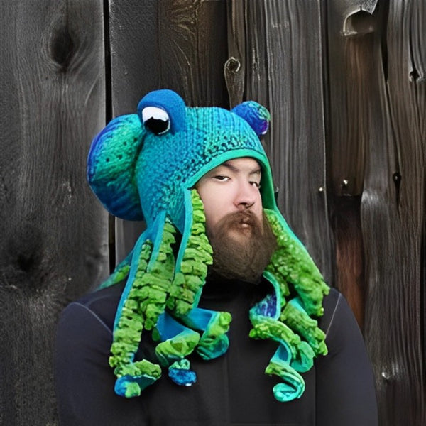 Hand-knitted Octopus Hat