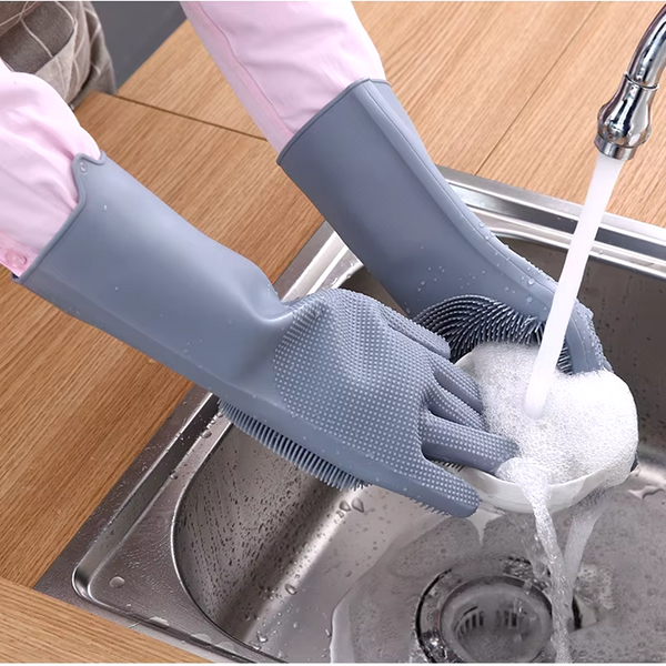 Silicone Cleaning Gloves