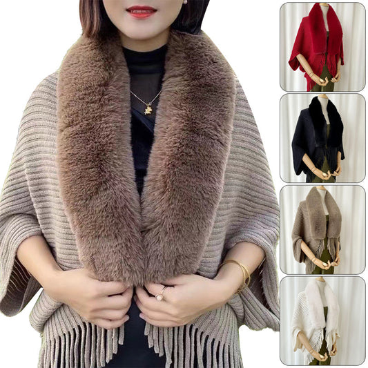 Ladies Thickened Shawl Coat