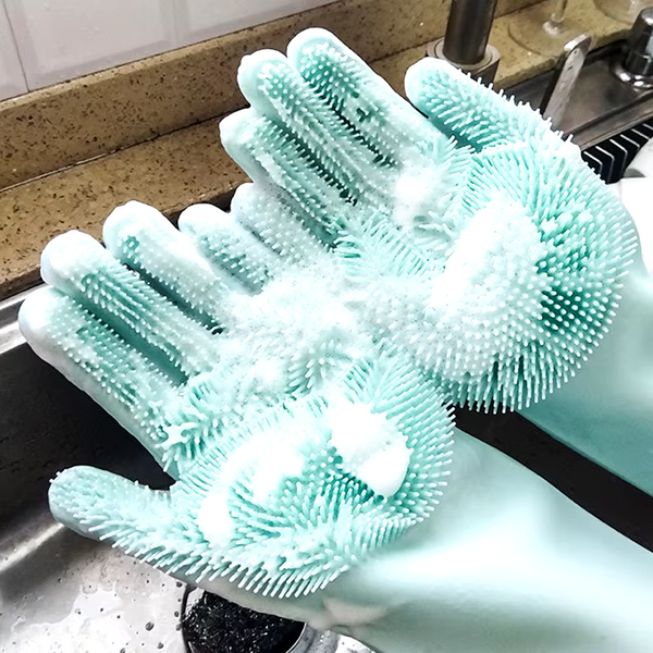 Silicone Cleaning Gloves