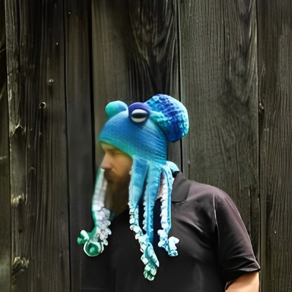 Hand-knitted Octopus Hat