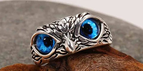 New Adjustable Owl Ring