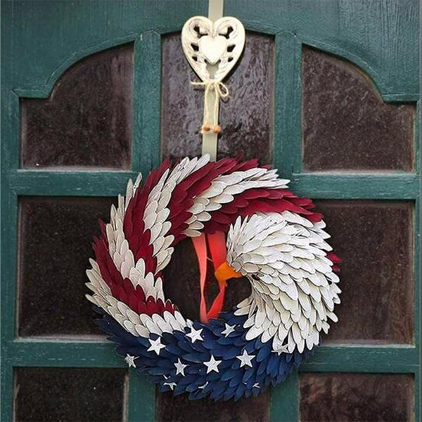 Handmade American Eagle Wreath