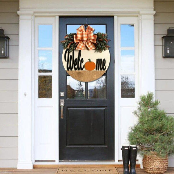 Fall Door hanger-Autumn Nature Decoration