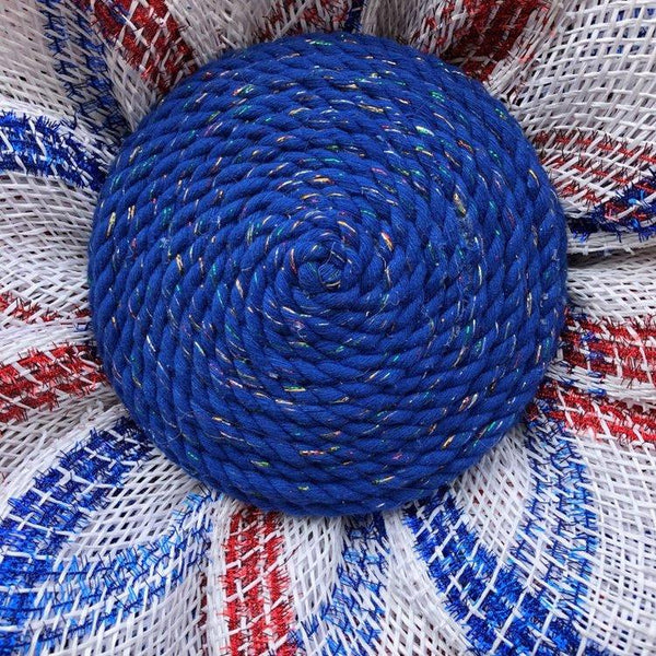 Blue Patriotic Wreath