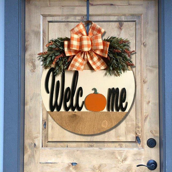 Fall Door hanger-Autumn Nature Decoration