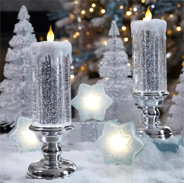 LED candles with base