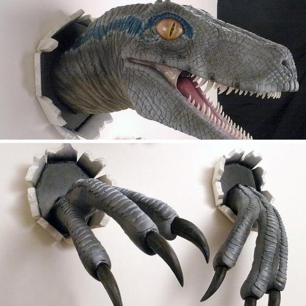 3D Dinosaur Wall Hanging Decoration