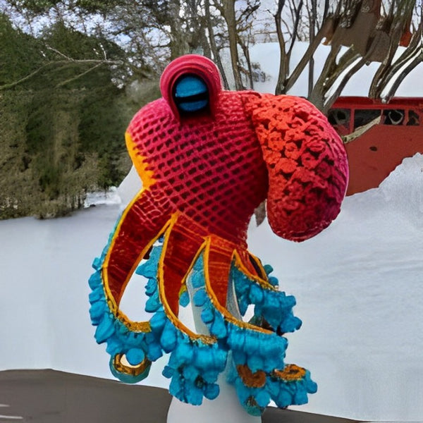 Hand-knitted Octopus Hat