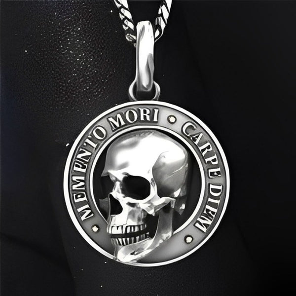 Memento Mori Skull Pendant