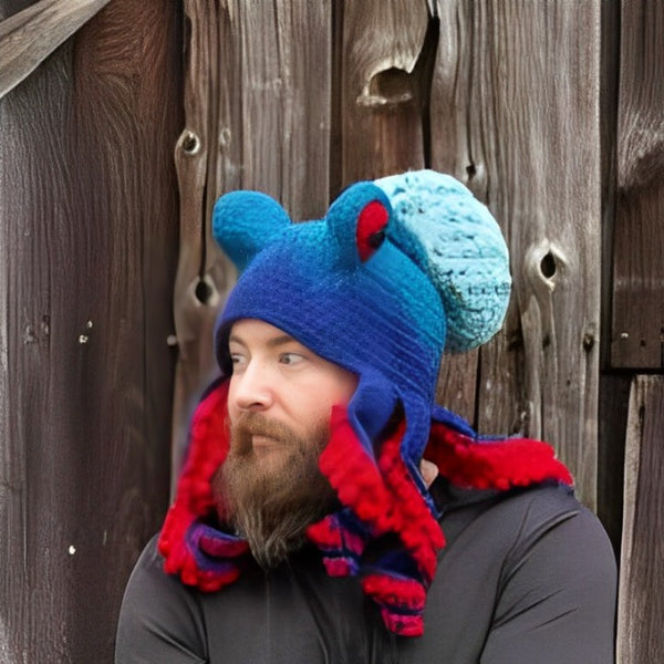 Hand-knitted Octopus Hat